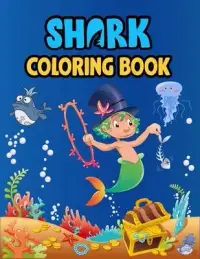 在飛比找博客來優惠-Shark Coloring Book: Cute Shar