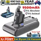9500mAh 21.6V Battery For Dyson V6 SV03 SV04 SV09 SV06 DC58 DC59 DC62 Animal AU