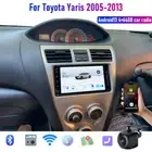 7"Wireless CarPlay android Auto Car GPS Google Map FM For Toyota Yaris 2005-2013