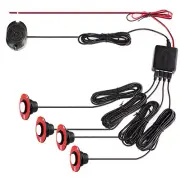Flat Parking Sensors Car Backup Reverse Rear Buzzer Radar Sound System Alarm Kit (for: Peugeot)