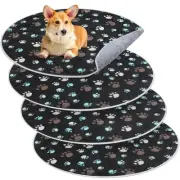 4 Pack Washable Whelping Pad Whelping Supplies Absorbent Reusable Puppy Train...