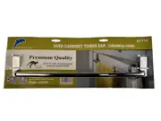 SMARTLINK 2pcs Over Cabinet Towel Bar 38.2cm Chrome Plated Hanging Rack for Kitchen and Bathroom