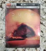 DUNE PART TWO 2 Steelbook (4K Ultra HD + Blu-Ray + Digital Code) NEW