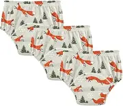 Caihoyu Little Boys Underwear Potty Training Pants Soft Cotton Overnight Training Pants Sleep Underwear for Infant 3T Christmas with Eorgeous Foxes