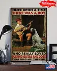 Vintage Once Upon A Time There Was A Boy Who Really Loved Playing Guitar And ...