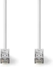 Nedis Cat 8.1 Network Cable S/FTP RJ45 Male RJ45 Male 20.0 m Round LSZH White Label