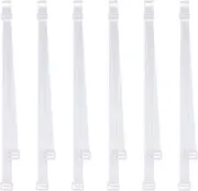 [DREETINO] 3-Pairs Clear Bra Straps,Invisible Bra Replacement Transparent Bra Straps Multiple Width Removable