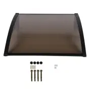Reliable Door Awning Rainproof Sun Shade Sturdy Windproof Cover fr Outdoor Patio