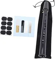 ibasenice Portable Mini Saxophone Boys and Girls Pocket Sax 11 Hole Sax c Key Lightweight Bright Colors
