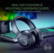 Razer Kraken x Gaming Headset (7.1 Surround Sound, Ultra Light, Classic Black)
