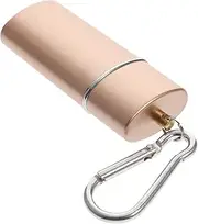 HOMOCONO Hanging Rectangular Ashtray Metal Ashtray Keychain Mini Outdoor Smoking Ash Box