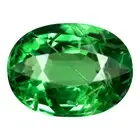 1.10 ct Tremendous Oval Cut (7 x 6 mm) Tanzania Green Tsavorite Garnet Gemstone