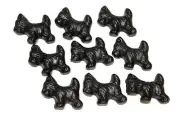 Black Licorice Scottie Dogs - 5 lbs KOSHER PARVE -All Natural