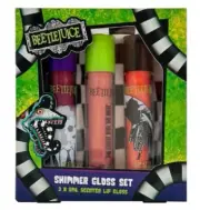 ~ Beetlejuice Beetlejuice Shimmer Scented Lip Gloss Set 3-Pack ~