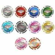 Bulk 800 Las Vegas Poker Chips 11.5 Gram 8 Stripe - Pick Your Denominations