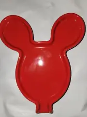 Disney Parks Red Mickey Balloon Ceramic Spoon Rest Mouse Wares