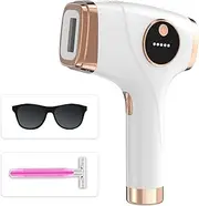Huotwoe Upgraded Flashes IPL Permanent, Device with 5 Levels Adjustable for Women & Men's Facial Legs Arms Bikini Line at-Home Use