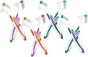 JECOMPRIS 1set Double Sided Brushes for Gentle Cleaning Soft Bristle Toothbrushes for Dentures Efficient Brush 8pcs