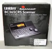 NEW IN THE BOX, UNIDEN BEARCAT BC365CRS SCANNER/CLOCK/WEATHER ALERT 500 CHANNELS