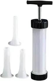 Sausage Stuffer Machine | Homemade Sausage Maker,Vertical Kitchen Sausage Stuffer with 3 Stuffing Tubes, Hot Dog Kit for Stuffing Sausages