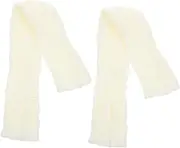 [FRCOLOR] Warm Keeping Half-finger Sleeves Merino Wool Compression Long Sleeves Arm Protective