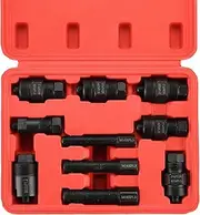 NYXOVA Motorcycle Flywheel Puller Set, 10PCS Flywheel Puller Tool, Universal Flywheel Puller Set Compatible for Motorcycle Bikes, Honda, Suzuki, Bosch, Kawasaki, Ducati, Yamaha Flywheel