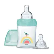 Dodie Feeding Bottle Flat + Round Teats - 0-6 Months - Capacity 1 - 150mL