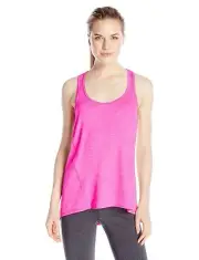 New BETSEY JOHNSON Women's Spacedye Tank Top Pink Punch Space Dye EHX1T93 Large