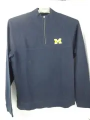 Tommy Bahama University Michigan Reversible Mens 1/4 Zip Training Size M NWT