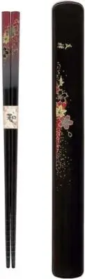 Travel Chopsticks with Case Reusable Chinese Korean Japanese Bamboo