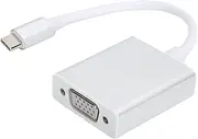 Type C to VGA Adapter, Male to Female Video Cable Adapter Converter, Universal Adapter Cable for Laptop or Desktop