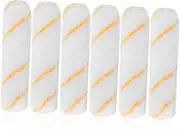 TEHAUX 6pcs Paint Roller Cover Replacement Sleeves for Efficient Wall Painting Easy to Clean Paint Roller Refills for Projects