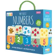 Sassi Junior My First Numbers Educational Jigsaw Puzzle & Book Set Kids 2y+