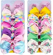 YQLOGY Hair Bows (Bundle Of 12 Bows) 7 Days Of The Week Hair Clips For girls, 12 Count (Pack of 1)