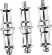 Tofficu Sturdy Aluminum Alloy 1/4 to 3/8 Adapter Universal Flash Light Stand Threaded Converter