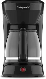 12-Cup Coffee Maker – Simple Drip Coffee Machine with Glass Carafe, Easy On/Off
