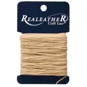 Realeather(R) Crafts Waxed Thread 25yd-Tan BTH25-04