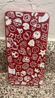 NEW Mario Nintendo Switch Waterproof Storage Case | RED Holds Up To 24 Games