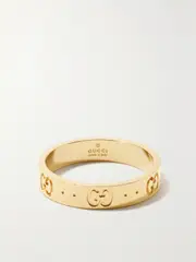 [Gucci] Gucci - Icon 18-karat Gold Ring - 11 11 Gold