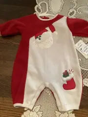 Christmas 0-3 mos Baby Sleeper New with Tags