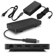 Lenovo USB-C Dual Display Travel Dock (40b90100us)