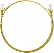 8Ware CAT6 Ultra Thin Slim Ethernet Cable, Black, 5 Meter Length