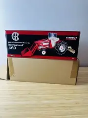 Ertl International 460 Toy Tractor With Loader & Blade And Heat Houser 1/16