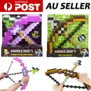 Minecraft Foam Toys Diamond Large Sword Pickaxe Bow Arrow EVA Weapons Kids Gift