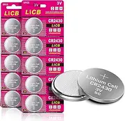 LiCB CR2430 3V Lithium Battery(10-Pack)