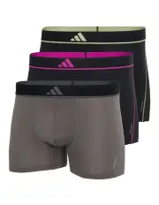 [Adidas] Active Micro Flex Eco Trunk Underwear 3 Pack in Multi