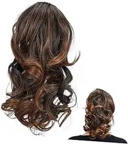 PACKOVE Curly Hair Ponytail Extension with Claw Clip Wavy Hair for Women Lightweight and Easy to Use Natural Look for Thick Hair Elegant Waves and Curls for
