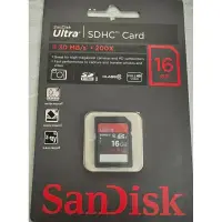 在飛比找蝦皮購物優惠-SanDisk SDHC 16G 全新