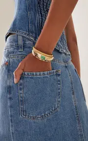 [Future Fortune] Magic Spell 18K Yellow Gold Tourmaline Bracelet