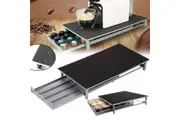 Nespreso Stand Coffee Capsules Holder Rack 40 Pods Drawer Storage Organizer